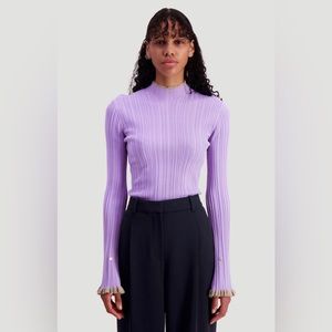 HOLZWEILER Heime Knit Top - Lilac - Small